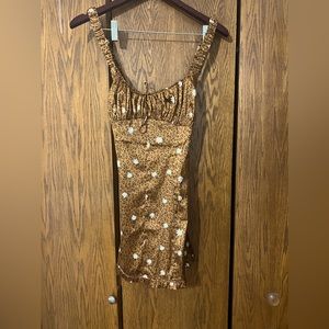 For Love and Lemons Tawny mini dress size M